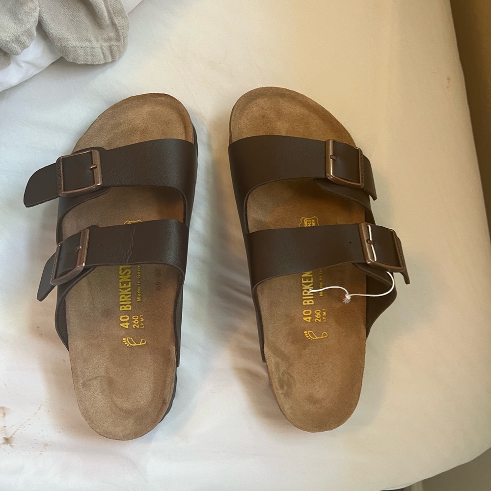 Arizona Birkenstocks - Dark Brown